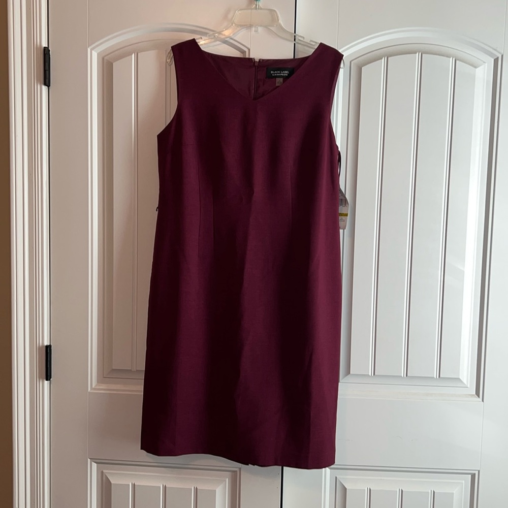 NWT Burgundy sleeveless dress